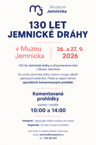 130 let Jemnické dráhy